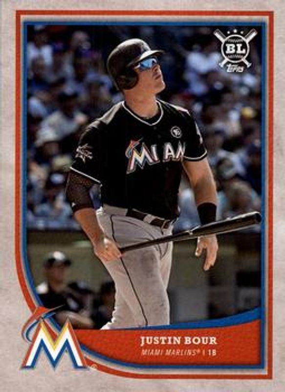Justin Bour 2018 Topps Big League #264 Base RAW