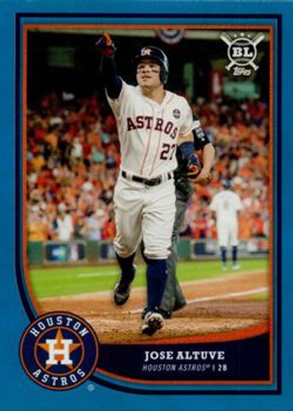 Jose Altuve 2018 Topps Big League #104 Blue RAW