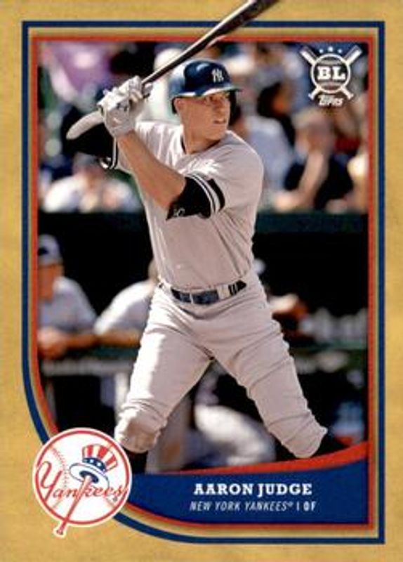 Aaron Judge 2018 Topps Big League #1 Gold RAW