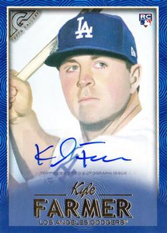 2018 Topps Gallery #111 Autographs - Blue /50