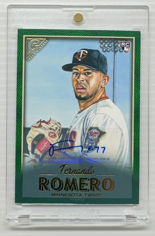 2018 Topps Gallery #87 Autographs - Green /99