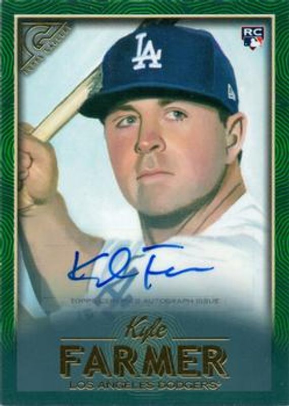 2018 Topps Gallery #111 Autographs - Green /99