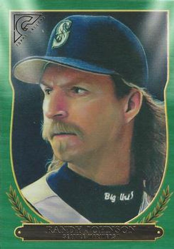 Randy Johnson 2018 Topps Gallery #HOF-15 Hall of Fame Gallery - Green /250 RAW