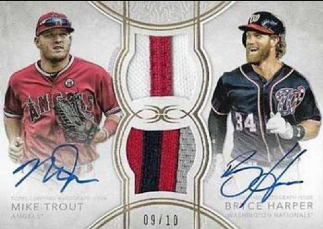 2018 Topps Definitive Collection #DARC-TH Dual Autographs Relic Collection /35