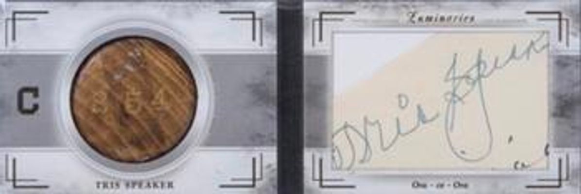 2018 Topps Luminaries #CSB-TS Cut Signatures Bat Knob Book /1