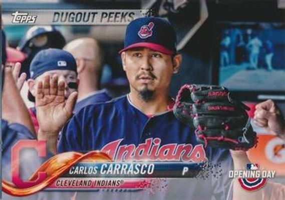 2018 Topps Opening Day #DP-CC Dugout Peeks