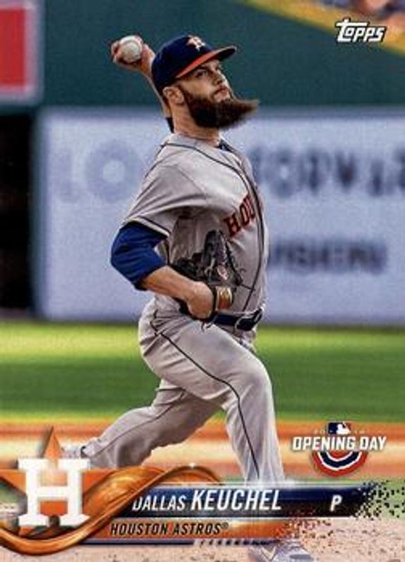 Dallas Keuchel 2018 Topps Opening Day #51 Base RAW