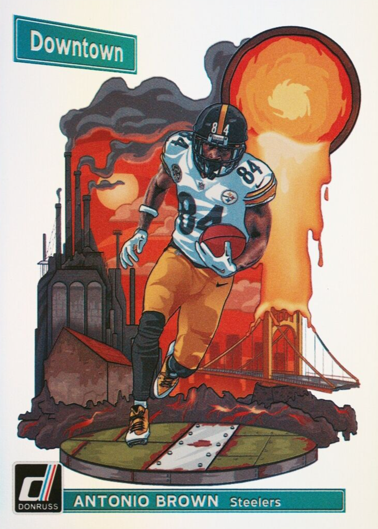 Antonio Brown 2018 Donruss #DT-4 Downtown /(SSP) Price Guide