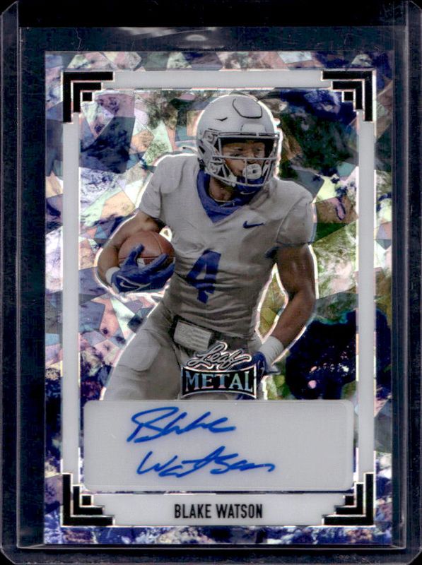 2024 Leaf Metal #91A-BW1 91 Leaf Autographs - Crystal Earth /1