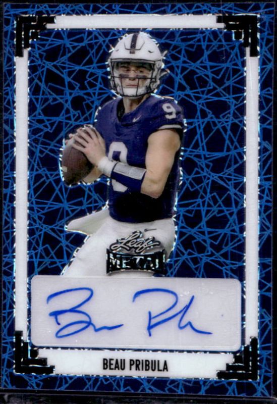 2024 Leaf Metal #91A-BP1 91 Leaf Autographs - Laser Blue /5