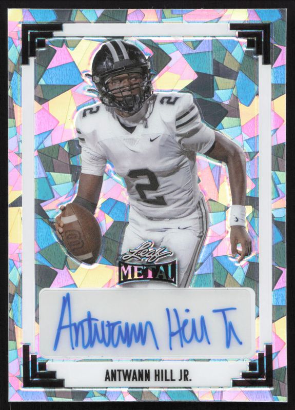 2024 Leaf Metal #91A-AHJ 91 Leaf Autographs - Crystal Silver /8