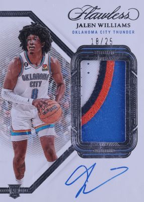 2022 Flawless #VPA-JLW Vertical Patch Autographs /25