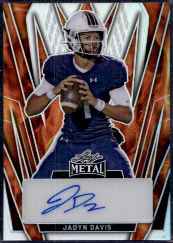 Jadyn Davis 2024 Leaf Metal #BA-JD1 Autographs Prismatic Fire /9 RAW
