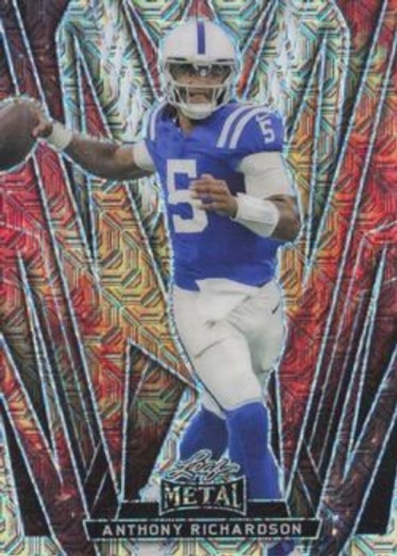 Anthony Richardson 2024 Leaf Metal #5 Mojo Galaxy /1 RAW