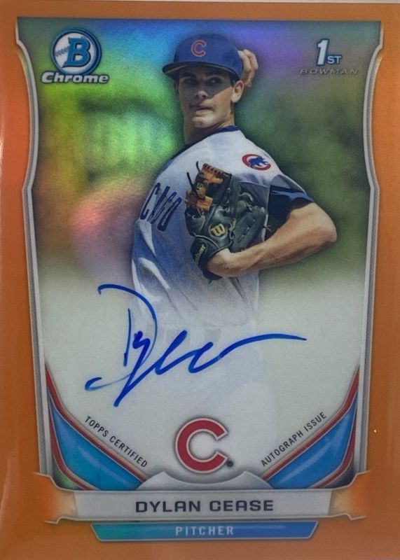 2014 Bowman Draft #BCA-DC Chrome DP Auto - Orange Refractor /25 (1st)