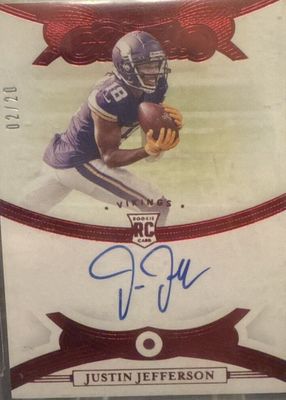 2020 Flawless #RGS-JJE Rookie Gems Signatures /20