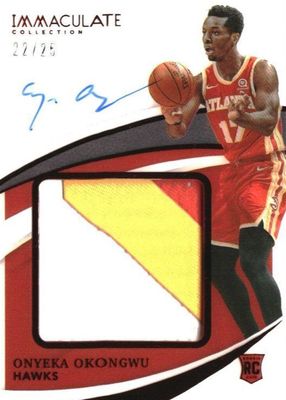 2020 Immaculate #PPA-ONY Premium Patch Autographs - Red (/25)