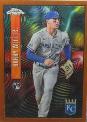 2022 Topps Chrome Sonic #EX-1 Expose - Orange Refractor /25