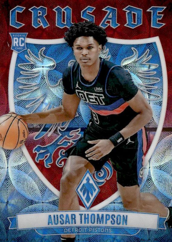 Ausar Thompson 2023 Phoenix #4 Crusade - International Red /75 Rookie RAW