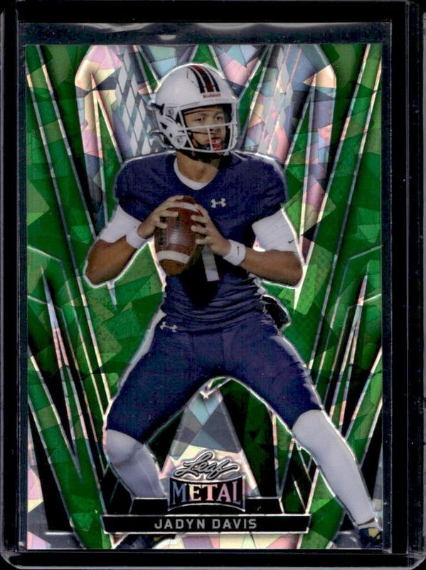 Jadyn Davis 2024 Leaf Metal #51 Crystal Green /3 RAW