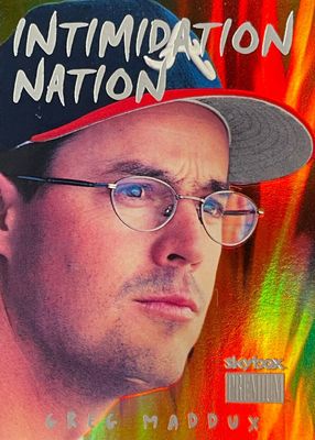 1999 SkyBox Premium #9-IN Intimidation Nation /99