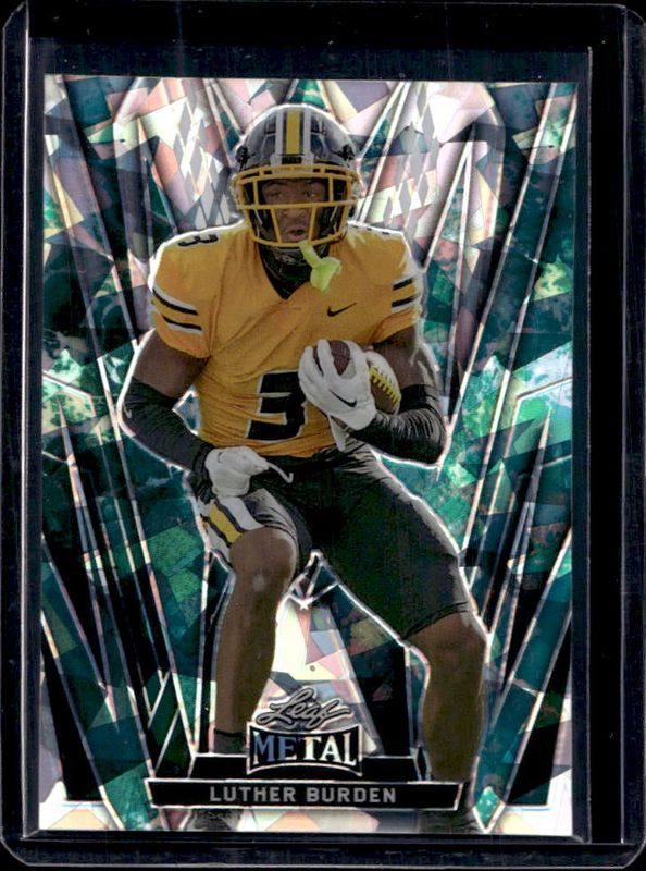 Luther Burden III 2024 Leaf Metal #69 Crystal Water /1 RAW