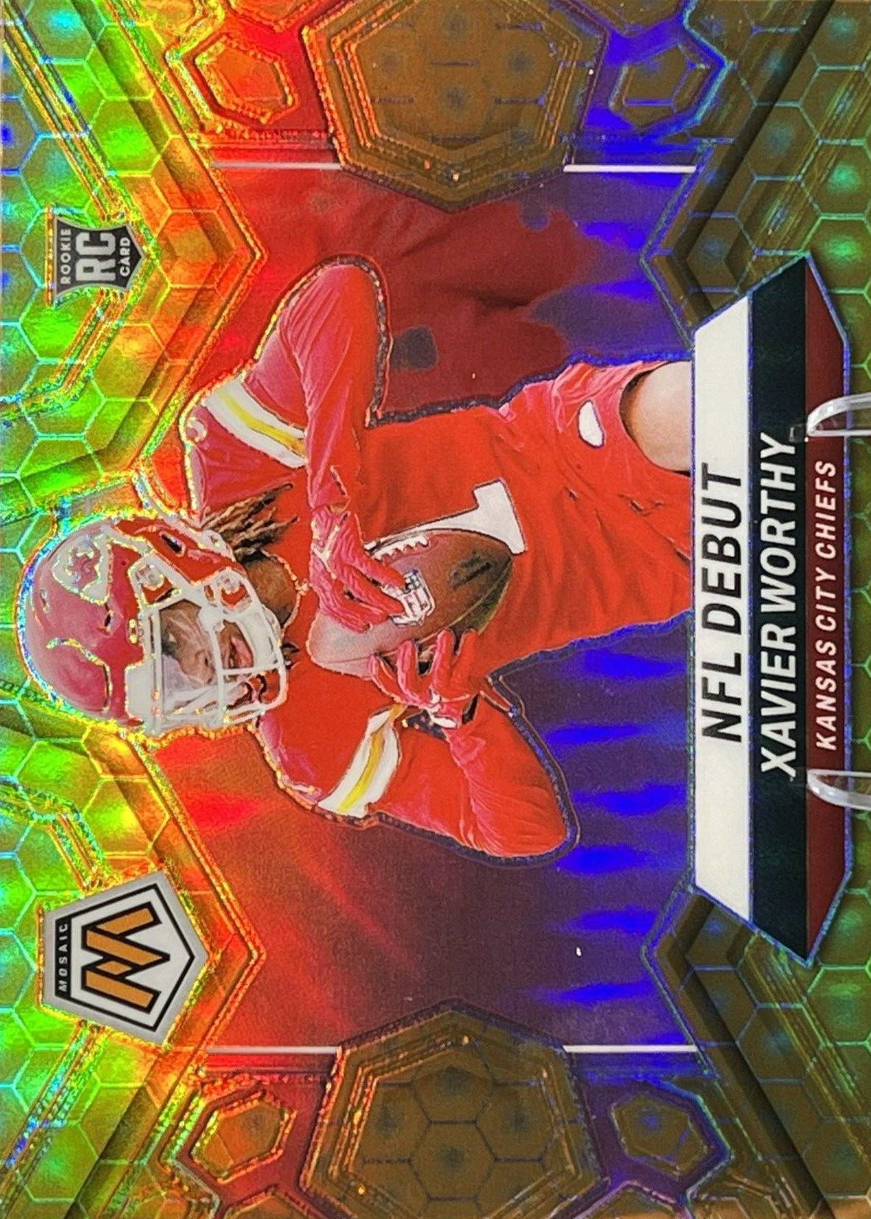 Xavier Worthy 2024 Mosaic #285 NFL Debut - Honeycomb /(SSP) Price