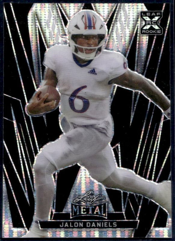 Jalon Daniels 2024 Leaf Metal #133 Pulsar Black /6 RAW