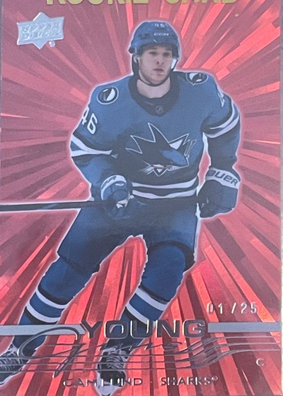 2025 Upper Deck #242 Young Guns - Outburst Red /25