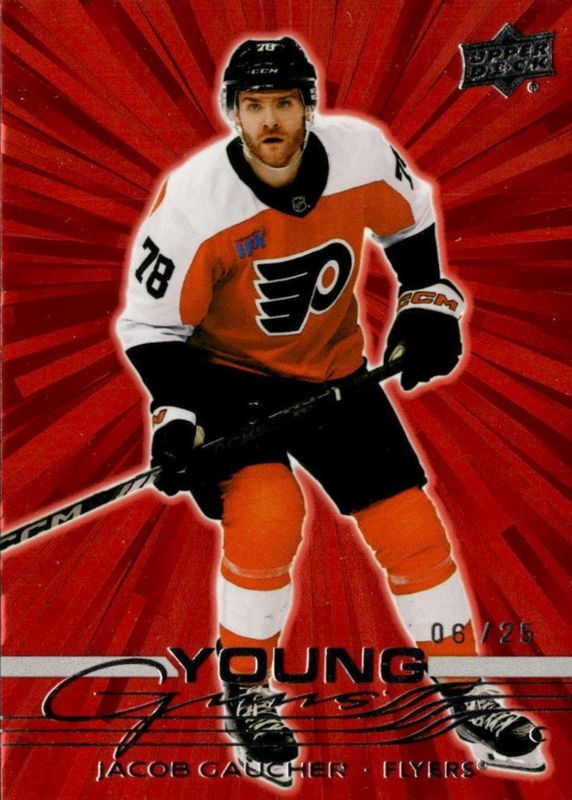 2025 Upper Deck #225 Young Guns - Outburst Red /25