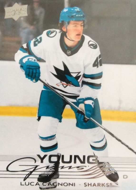 Luca Cagnoni 2025 Upper Deck #213 Young Guns Base Rookie RAW