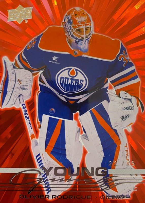 2025 Upper Deck #203 Young Guns - Outburst Red /25