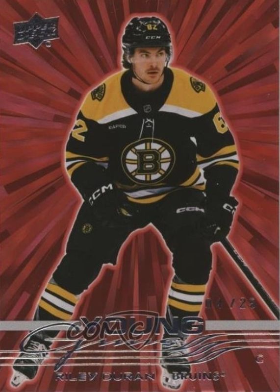 2025 Upper Deck #211 Young Guns - Outburst Red /25