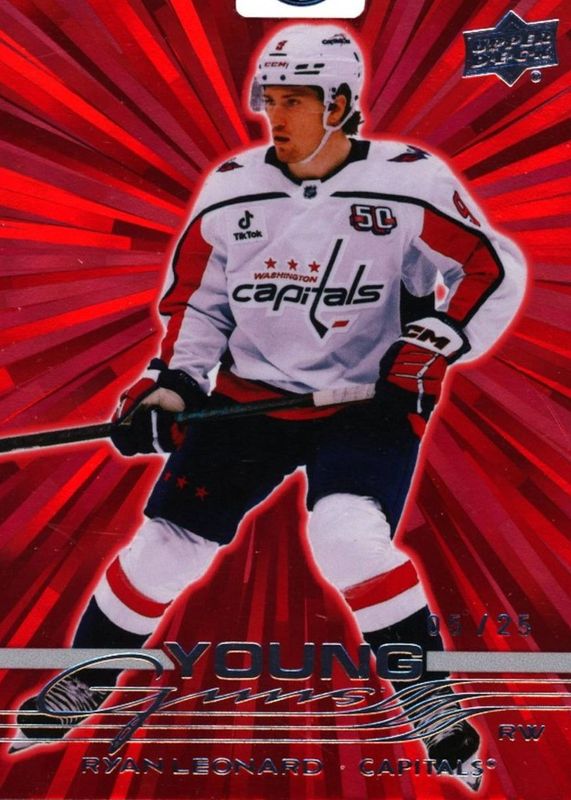 2025 Upper Deck #238 Young Guns - Outburst Red /25