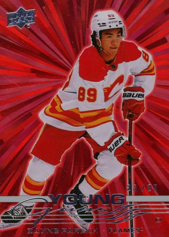 2025 Upper Deck #236 Young Guns - Outburst Red /25