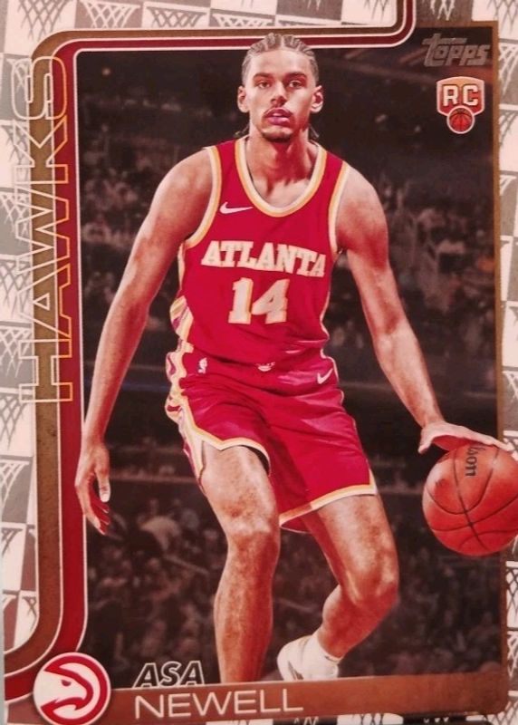 Asa Newell 2025 Topps #223 Season Tip-Off Rookie RAW