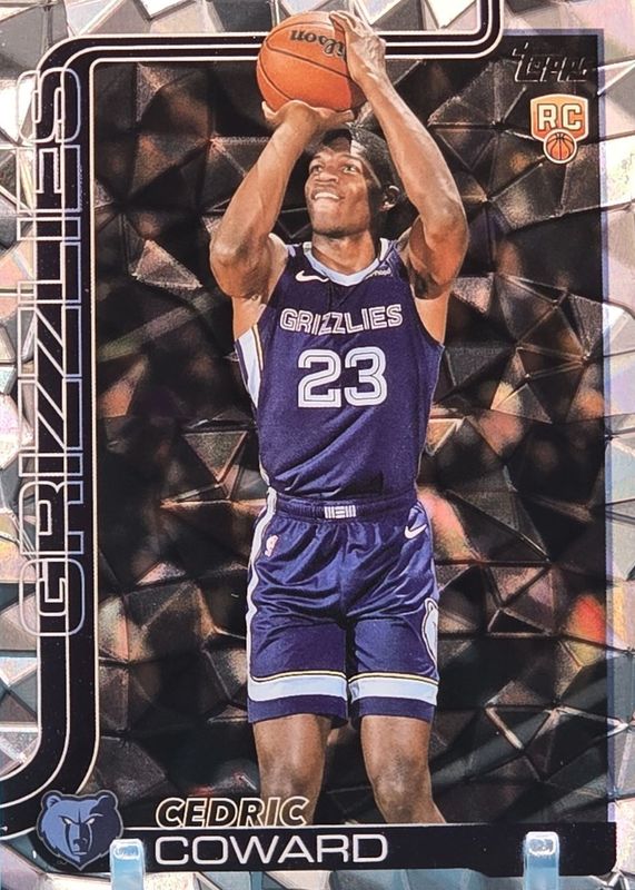 Cedric Coward 2025 Topps #211 Diamante Foil Rookie RAW