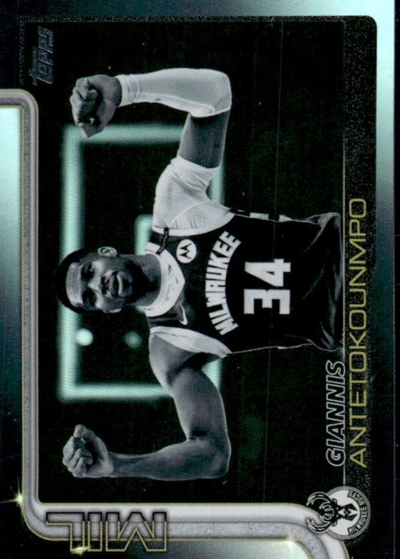 2025 Topps #54 Blackout Variation