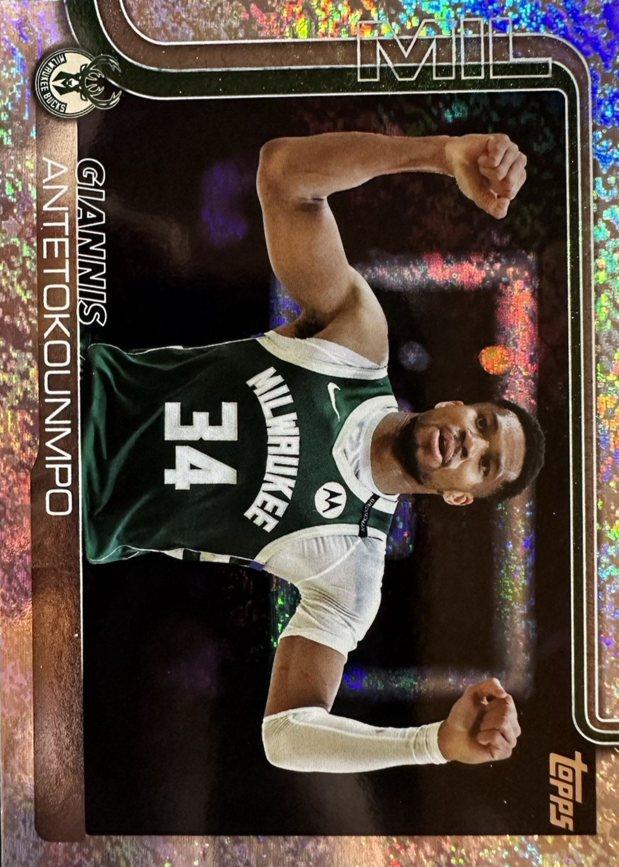Giannis バックス ヤニス NBA カード 25シリ マグホ付 GIANNIS ANTETOKOUNMPO (Milwaukee Bucks) 2024-25 PANINI NBA HOOPS