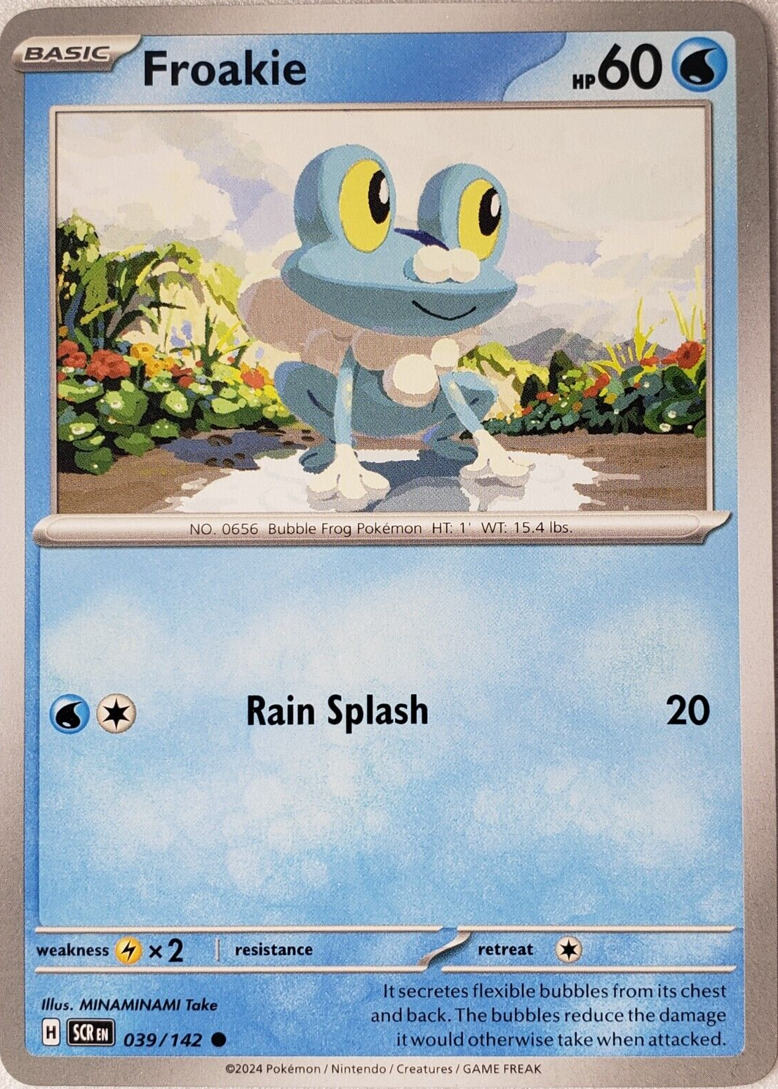frog pokemon cards Jumbo Froakie Card - XY03 your opponents Active Pokemon is now Paralyzed 20 Pepe the frog - Reee