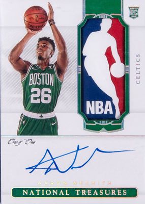 2020 National Treasures #135 Rookie Patch Auto - Logoman /1