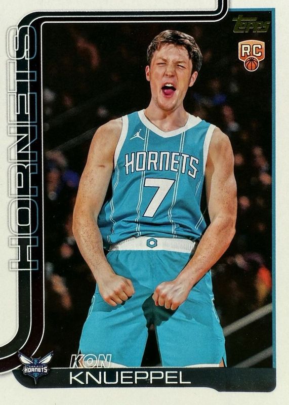 Kon Knueppel 2025 Topps #204 Golden Mirror Image Variation /(SSP) Rookie RAW