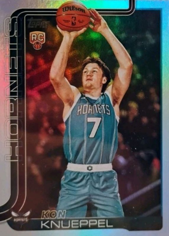 Kon Knueppel 2025 Topps #204 Holo Foil Rookie RAW