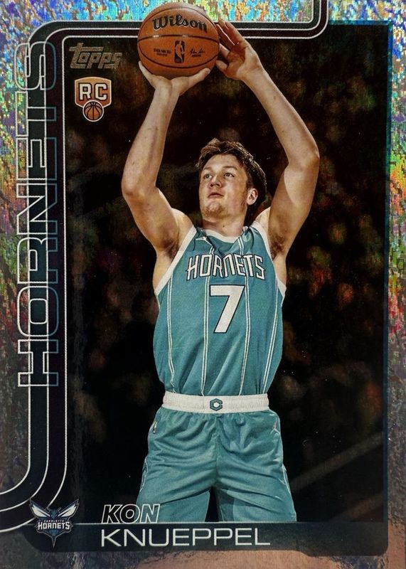 Kon Knueppel 2025 Topps #204 Sandglitter Rookie RAW