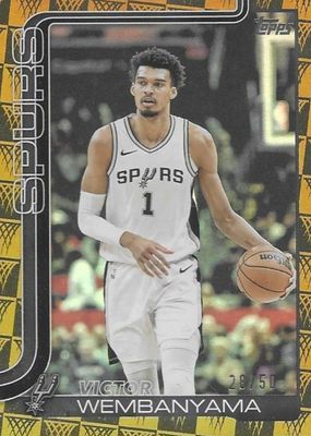 2025 Topps #195 Season Tip-Off Gold Foilboard /50