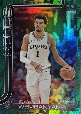 2025 Topps #195 Season Tip-Off Green Foilboard /99