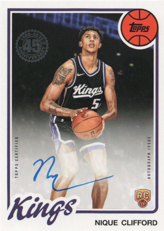 2025 Topps #80B2R-NC 1980-81 Topps Rookie Autographs