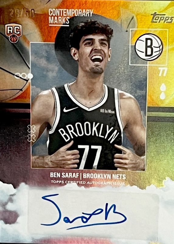 2025 Topps #CM-BS Contemporary Marks - Gold Rainbow /50