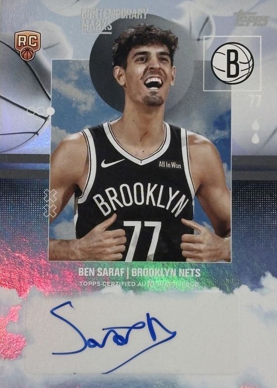 2025 Topps #CM-BS Contemporary Marks - Rainbow Foilboard