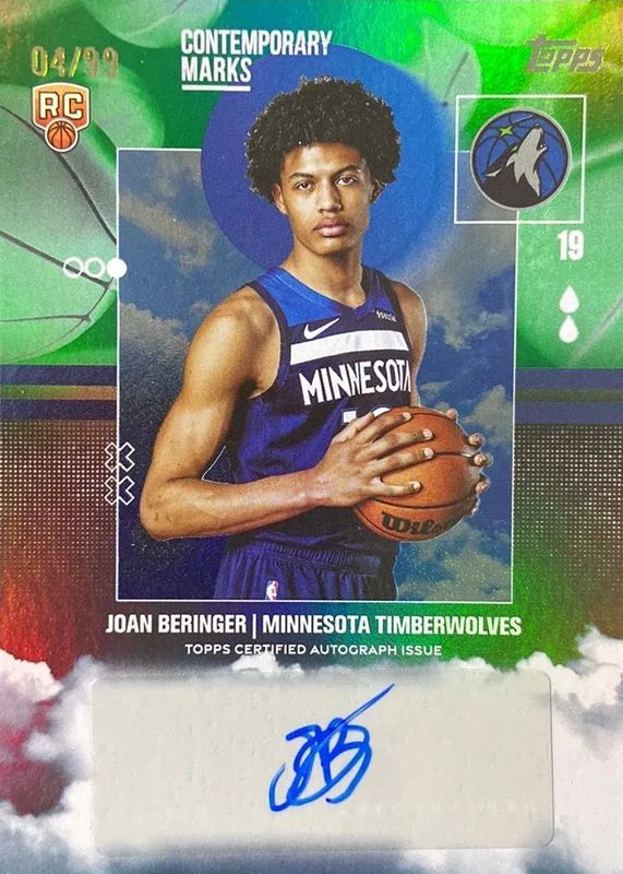 2025 Topps #CM-JB Contemporary Marks - Green Rainbow /99